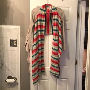 Multicolor cashmere shaw